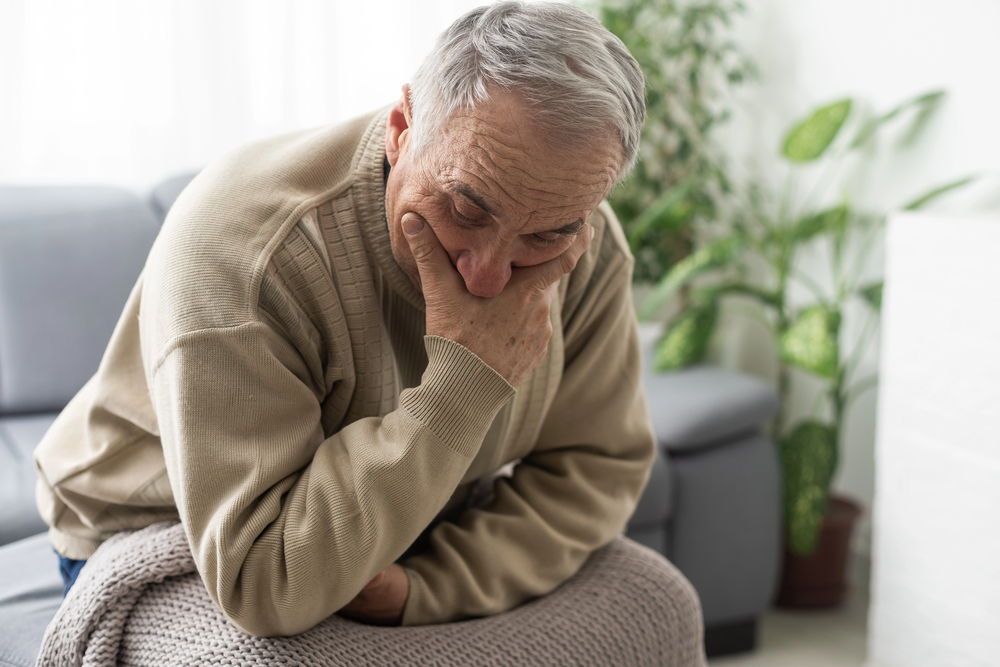 Lonely disconnected retiree