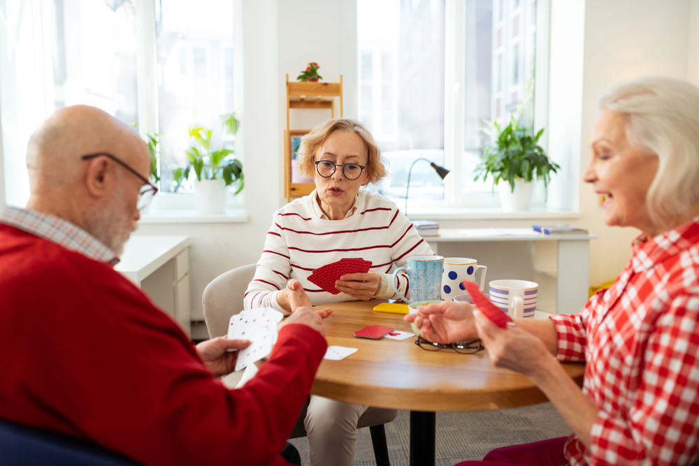 retired people aging in place