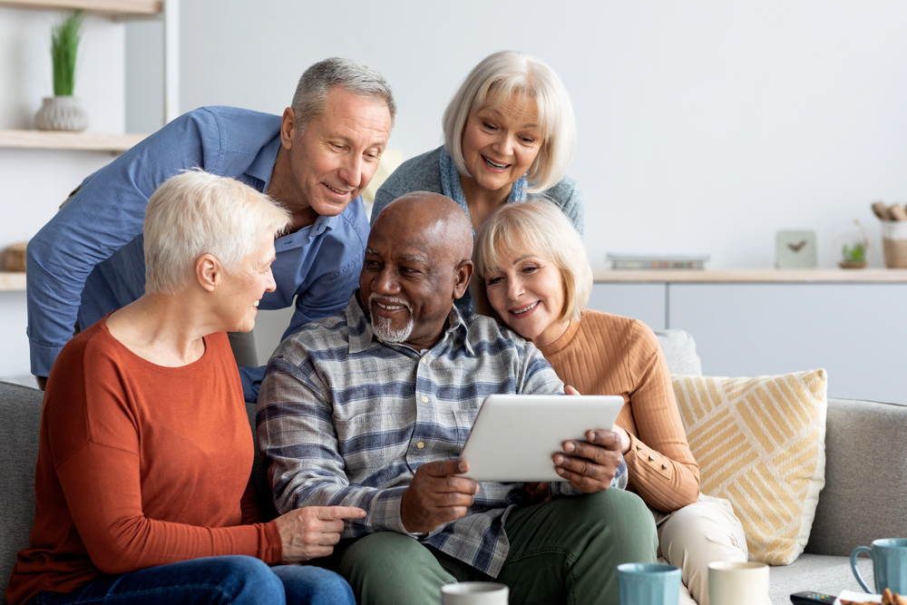 seniors using technology
