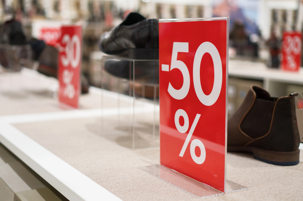 shopping for discounts and sales