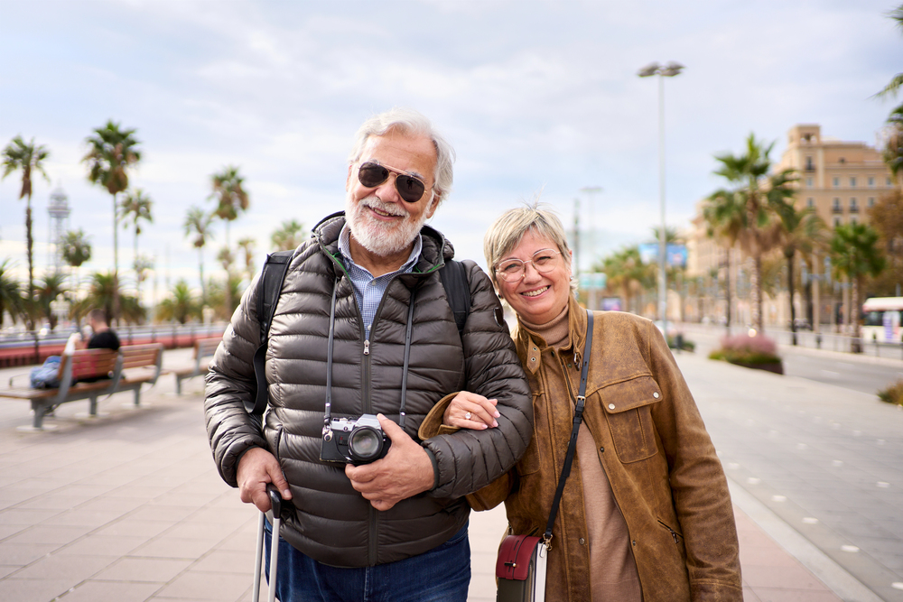 Retirees on vacation