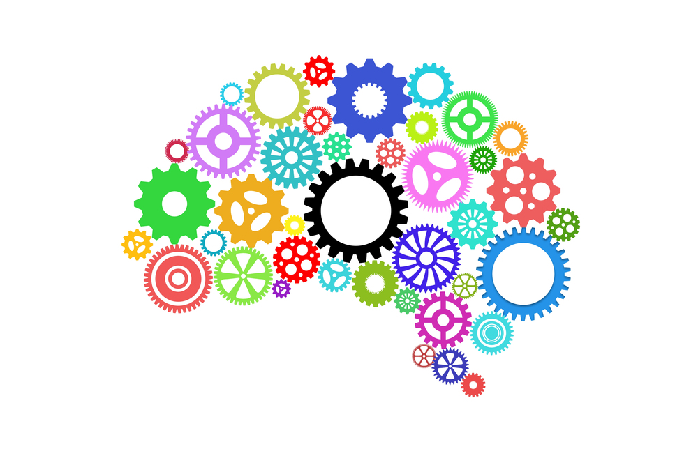 brain and gears graphic